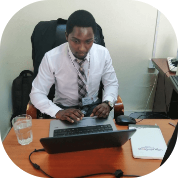 Arnold Mutua working